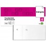 TALONARIO LIDERPAPEL MOSTRADOR 62X145 MM TL02 BLANCO CON MATRIZ