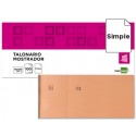 TALONARIO LIDERPAPEL MOSTRADOR 62X145 MM TL04 NARANJA CON MATRIZ
