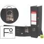 ARCHIVADOR DE PALANCA ESSELTE PLASTICO FOLIO NEGRO