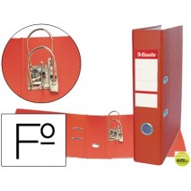 ARCHIVADOR DE PALANCA ESSELTE PLASTICO FOLIO ROJO