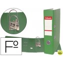 ARCHIVADOR DE PALANCA ESSELTE PLASTICO FOLIO VERDE