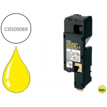 TONER EPSON C13S050613 AL-C1700/C1750/CX17 AMARILLO 1400 PAG