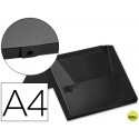 CARPETA BEAUTONE PORTADOCUMENTOS BROCHE 32515 POLIPROPILENO DIN A4 NEGRO -LOMO 40 MM