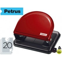 TALADRADOR PETRUS 52 ROJO -CAPACIDAD 20 HOJAS