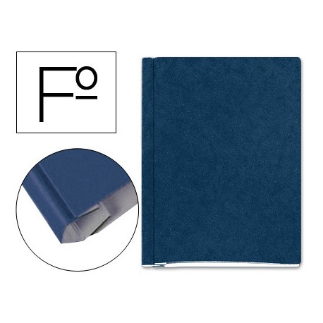 CARPETA PROYECTOS CARTON COMPACTO GIO FOLIO AZUL -CON FUELLE E INTERIORES