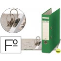 ARCHIVADOR DE PALANCA ELBA CARTON FORRADO FOLIO VERDE -LOMO DE 80 MM -RADO CHIC