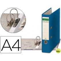 ARCHIVADOR DE PALANCA ELBA CARTON FORRADO DIN A4 AZUL -LOMO DE 80 MM -RADO CHIC