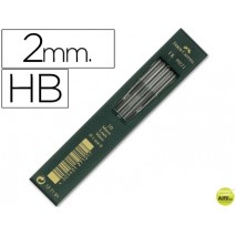 MINAS FABER GRAFITO 9071 HB 2 MM -ESTUCHE DE 10 MINAS