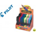 BOLIGRAFO PILOT SUPER GRIP -EXPOSITOR DE 60 UNIDADES