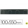 PERCHERO METALICO 611 NEGRO -PARED -4 COLGADORES
