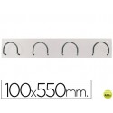 PERCHERO METALICO 611 BLANCO -PARED -4 COLGADORES