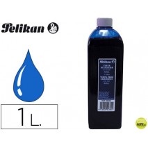 TINTA TAMPON PELIKAN AZUL -FRASCO DE 1 LITRO