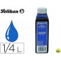 TINTA TAMPON PELIKAN AZUL -FRASCO DE 1/4 LITRO