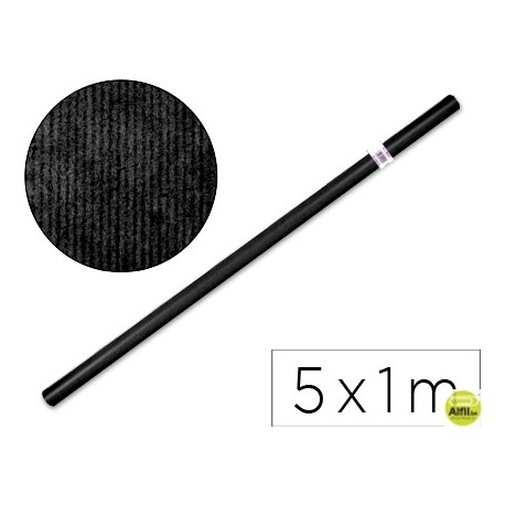 PAPEL KRAFT LIDERPAPEL NEGRO -ROLLO 5X1 MT