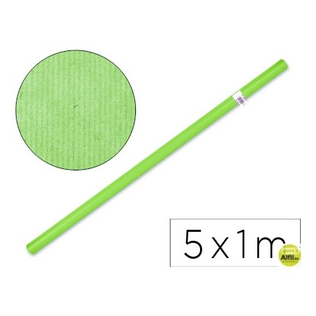 PAPEL KRAFT LIDERPAPEL VERDE -ROLLO 5X1 MT