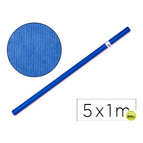 PAPEL KRAFT LIDERPAPEL AZUL -ROLLO 5X1 MT
