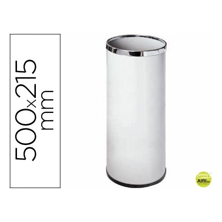 PARAGUERO METALICO 301 BLANCO MEDIDA 50X21.5 -AROS CROMO