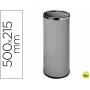 PARAGUERO METALICO 301 GRIS MEDIDA 50X21,5 -AROS CROMO