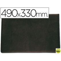 VADE SOBREMESA SARO LUJO 710 NEGRO -TAMAÑO 490X330 CM