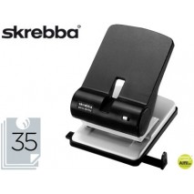 TALADRADOR SKREBBA PERFO 4 814NEGRO -CAPACIDAD 35 HOJAS