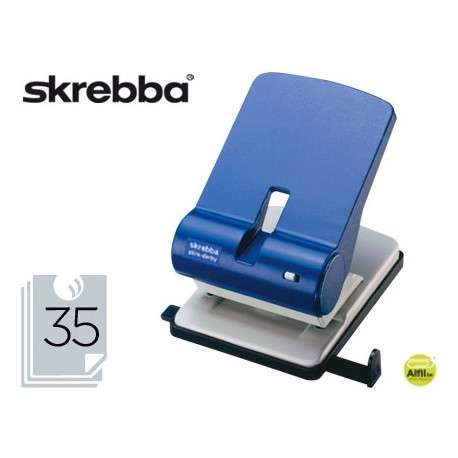 TALADRADOR SKREBBA PERFO 4 814AZUL -CAPACIDAD 35 HOJAS