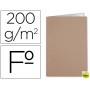 SUBCARPETA LIDERPAPEL FOLIO KRAFT INTERIOR BLANCO 240G/M2