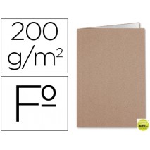 SUBCARPETA LIDERPAPEL FOLIO KRAFT INTERIOR BLANCO 240G/M2