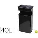 CENICERO PAPELERA METALICO 406NEGRO -MEDIDA 67X31X19 CM
