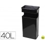 CENICERO PAPELERA METALICO 406NEGRO -MEDIDA 67X31X19 CM