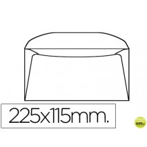 SOBRE LIDERPAPEL A-2000 -BOLSA DE 10 UNIDADES  115X225 MM