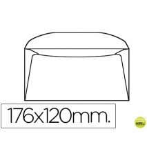 SOBRE LIDERPAPEL N-2000 120 X 176 MM -BOLSA DE 10 UNIDADES
