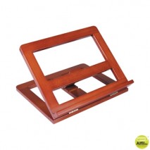 ATRIL SUJETALIBROS MADERA -COLOR COGNAC