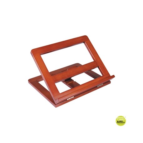 ATRIL SUJETALIBROS MADERA -COLOR COGNAC