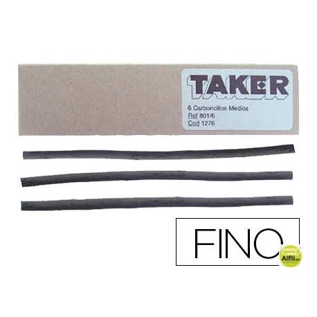 CARBONCILLO TAKER FINO 801/10 -CAJA DE 10 BARRAS