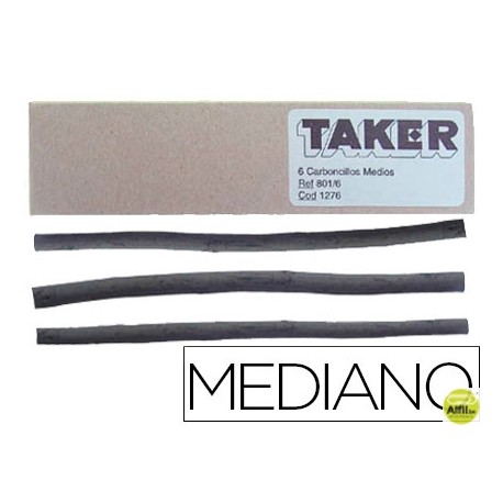 CARBONCILLO TAKER MEDIANO 801/6 -CAJA DE 6 BARRAS