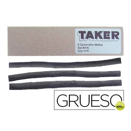 CARBONCILLO TAKER GRUESO 801/3-CAJA DE 3 BARRAS