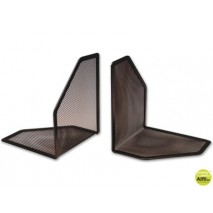 APOYALIBROS METALICO Q-CONNECTREJILLA COLOR NEGRO -JUEGO