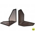 APOYALIBROS METALICO Q-CONNECTREJILLA COLOR NEGRO -JUEGO
