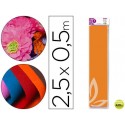 PAPEL CRESPON LIDERPAPEL 50 CM X 2.5M 34G/M2 SALMON