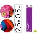 PAPEL CRESPON LIDERPAPEL 50 CM X 2.5M 34G/M2 VIOLETA