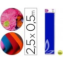 PAPEL CRESPON LIDERPAPEL 50 CM X 2.5M 34G/M2 AZUL MARINO
