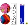 PAPEL CRESPON LIDERPAPEL 50 CM X 2.5M 34G/M2 AZUL MARINO