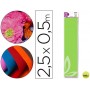 PAPEL CRESPON LIDERPAPEL 50 CM X 2.5M 34G/M2 VERDE CLARO