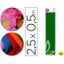 PAPEL CRESPON LIDERPAPEL 50 CM X 2.5M 34G/M2 VERDE OSCURO