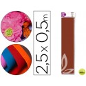 PAPEL CRESPON LIDERPAPEL 50 CM X 2.5M 34G/M2 MARRON