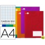 LIBRETA LIDERPAPEL WRITE A4 32 HOJAS 60G/M2 CUADRO 4MM CON MARGEN