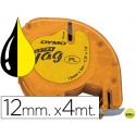 CINTA DYMO 12MMX4MT -NEGRO/HIPERAMARILLO PARA MAQUINA LETRATAG