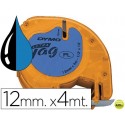 CINTA DYMO 12MMX4MT -NEGRO/ULTRA AZUL PARA MAQUINA LETRATAG