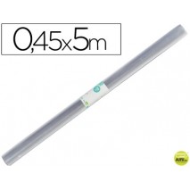 ROLLO PLASTICO FORRALIBROS 0,45X5 MT LIDERPAPEL