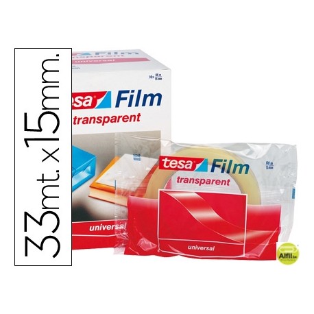 CINTA ADHESIVA TESA PRACTIC 33 MT X 15 MM